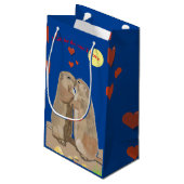 Prairie Dog Valentine’s Day Klein Cadeauzakje (Achterkant Gekanteld)