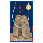 Prairie Dog Valentine’s Day Klein Cadeauzakje (Voorkant)