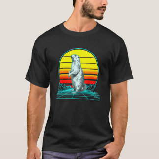 Prairie Dog Vaporwave T-shirt