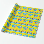 Prairie Dog Verjaardagsfeestje Cadeaupapier (Uitgerold)