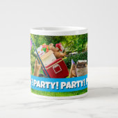 Prairie Dog Verjaardagsfeestje Grote Koffiekop (Voorkant)