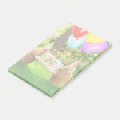 Prairie Dog Verjaardagsfeestje Post-it® Notes (Schuin)