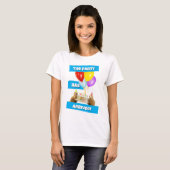 Prairie Dog Verjaardagsfeestje T-shirt (Voorkant volledig)