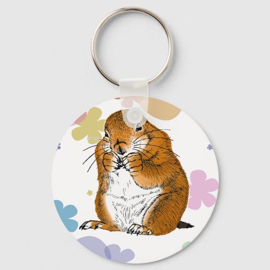 prairie dog which stands sleutelhanger (Voorkant)
