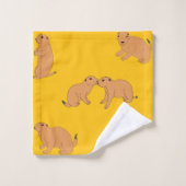 Prairie Dogs Bad Handdoek (Wasdoekje)
