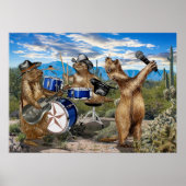 Prairie Dogs Band Poster (Voorkant)