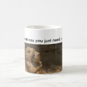 Prairie Dogs Hugging Koffiemok (Center)