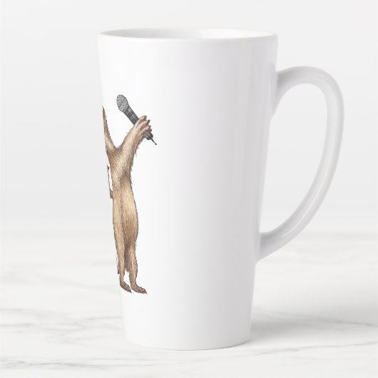 Prairie Dogs Latte Mok (Rechts)