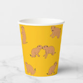 Prairie Dogs Papieren Bekers (Voorkant)