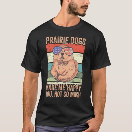 Prairie Dogs Pet Animal Forest Animals Prairie Do T-shirt (Voorkant)