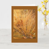 Prairie Dropseed in Herfst Blank Note Kaart (Gele Bloem)