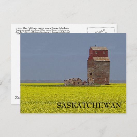 Prairie Elevator Landscape Briefkaart (Voorkant / Achterkant)