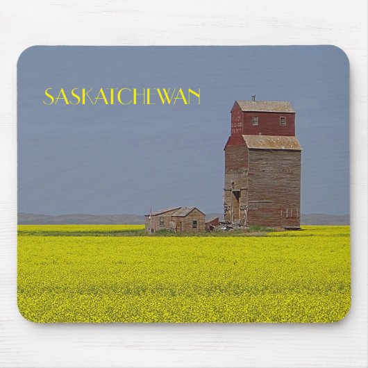 Prairie Elevator Landscape Mousepad Muismat (Voorkant)