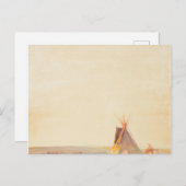 Prairie Evening, 1919, door Maynard Dixon Briefkaart (Voorkant / Achterkant)