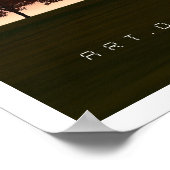 Prairie Evening Poster (Hoek)