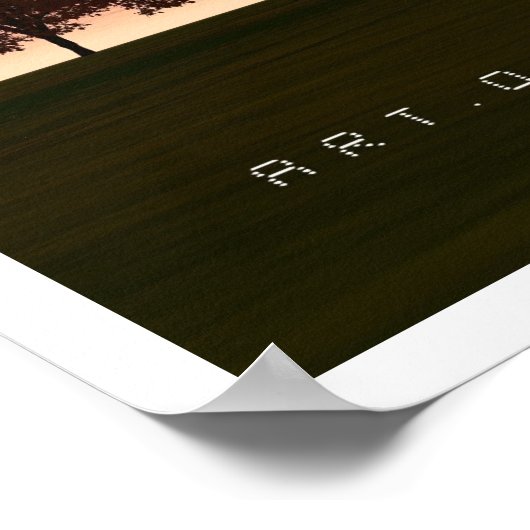 Prairie Evening Poster (Hoek)