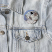 Prairie Falcon Ronde Button 5,7 Cm (In situ)