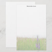 Prairie Flower Stationery Briefpapier (Voorkant / Achterkant)