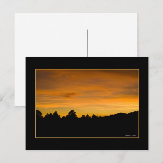 Prairie Hills at Sunset Briefkaart (Voorkant / Achterkant)