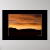 Prairie Hills at Sunset Poster (Voorkant)