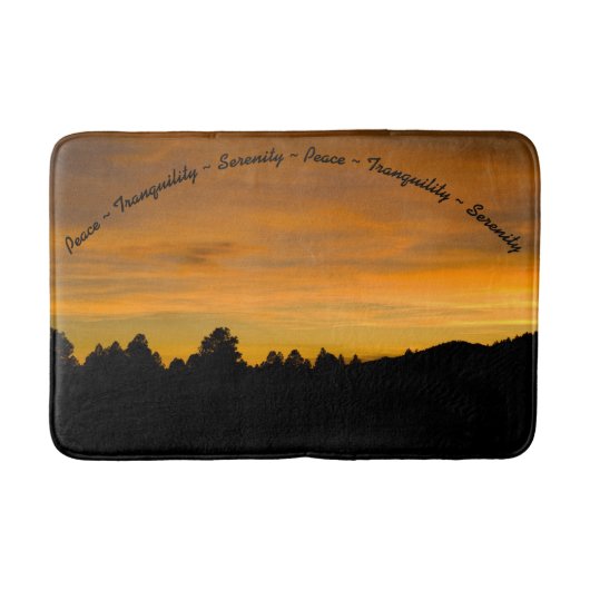 Prairie Hills op Sunset Foto Badmat (Voorkant)