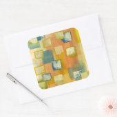 Prairie Home I Vierkante Sticker (Envelop)