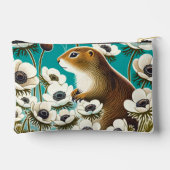 Prairie Hond Anemone Art Prairie Honden Etui (Achterkant)