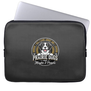 Prairie Honden Misschien 3 Personen Ontwerp Laptop Sleeve