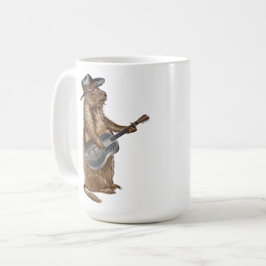 Prairie hondengitaar koffiemok (Voorkant links)