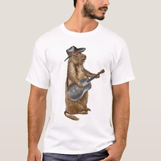 Prairie hondengitaar t-shirt (Voorkant)