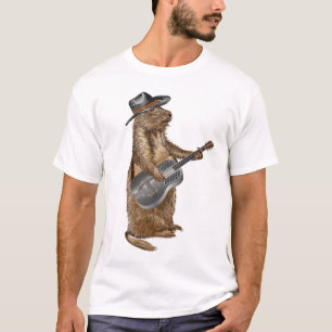 Prairie hondengitaar t-shirt