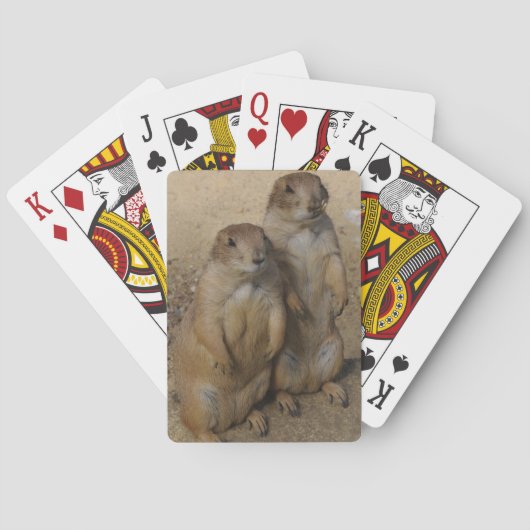 Prairie-hondspelkaart Pokerkaarten (Achterkant)