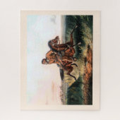 Prairie hunter plaatse legpuzzel (Verticaal)