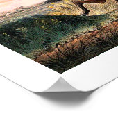 Prairie hunter plaatse poster (Hoek)