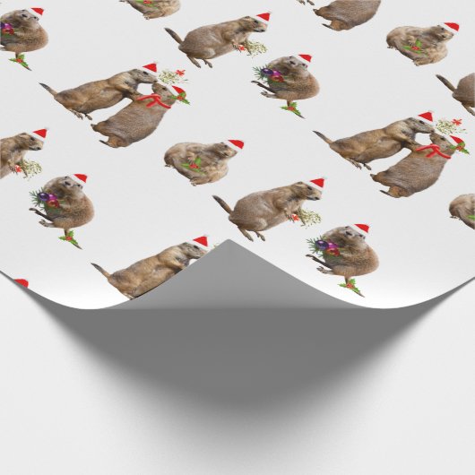 Prairie Kerst Wrapping Papier (kies kleur) (Hoek)