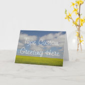 Prairie Landscape Kaarten Manitoba Persoonlijke Ka (Gele Bloem)