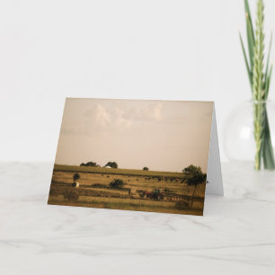 Prairie Landscape Note Card Kaart