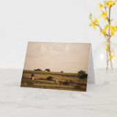 Prairie Landscape Note Kaart (Gele Bloem)