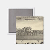 Prairie Lawn Boerderij, Nebraska Magneet (Voorkant / Achterkant)