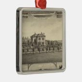 Prairie Lawn Boerderij, Nebraska Metalen Ornament (Rechts)