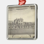 Prairie Lawn Boerderij, Nebraska Metalen Ornament (Links)