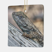 Prairie Lizard Keramisch Ornament (Links)