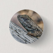 Prairie Lizard Ronde Button 3,2 Cm (Voorkant)