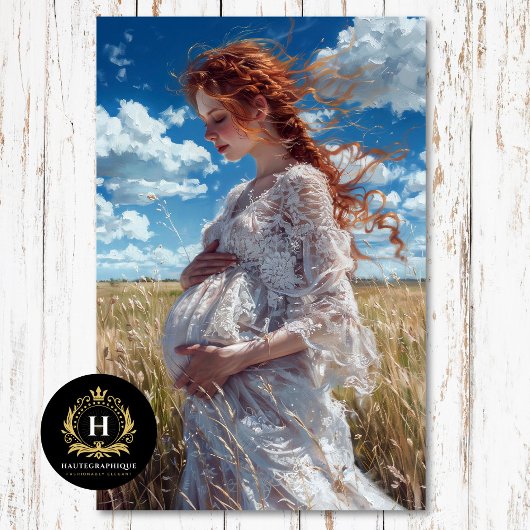 Prairie Maternity | Wildflower Lace Découpage Tissuepapier