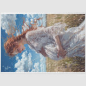 Prairie Moederschap | Wildflower Kant Découpage Tissuepapier (Voorkant)