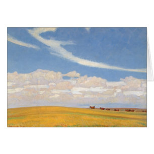 Prairie Na Storm van Maynard Dixon,  kunst