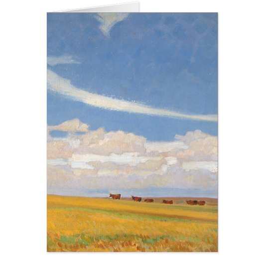 Prairie Na Storm van Maynard Dixon, kunst (Voorkant)