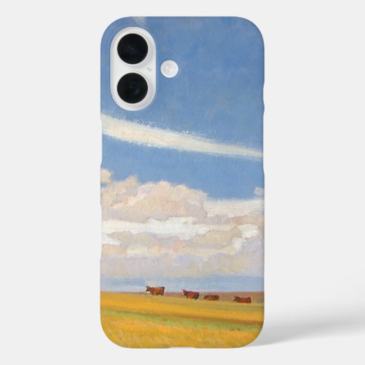 Prairie Na Storm van Maynard Dixon, kunst Case-Mate iPhone Case (Achterkant)
