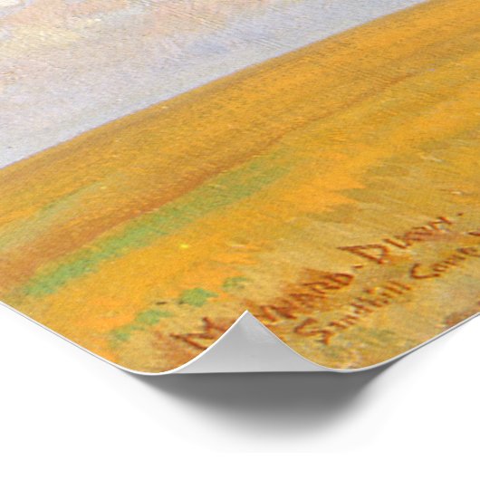 Prairie Na Storm van Maynard Dixon, kunst Poster (Hoek)