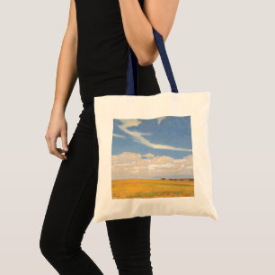 Prairie Na Storm van Maynard Dixon,  kunst Tote Bag